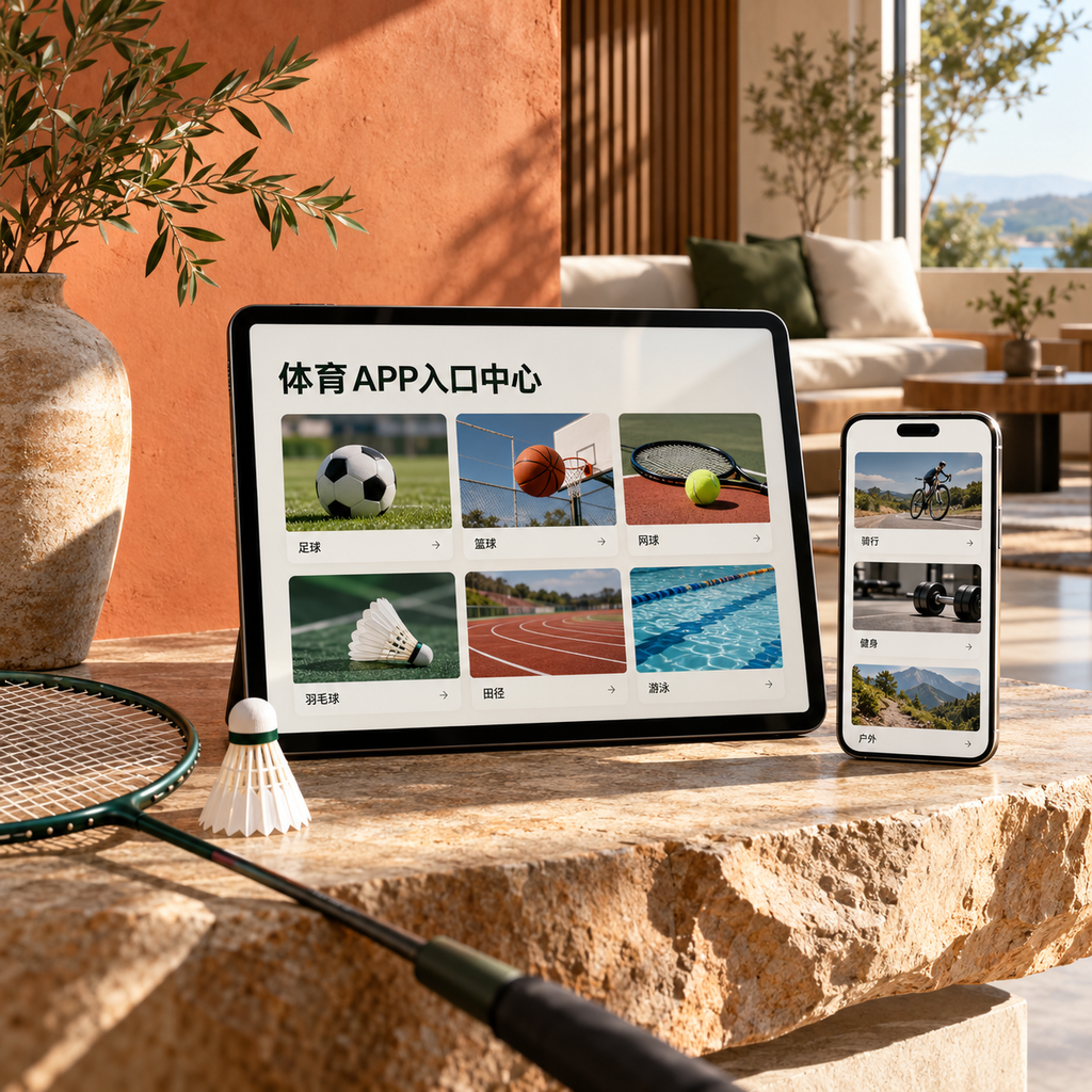 体育APP入口中心 多端体育APP入口整理与访问路线 原创配图